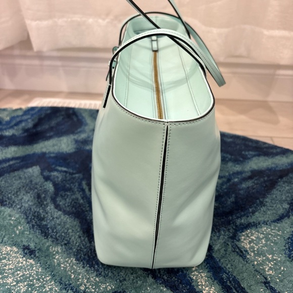 Sky Blue Mint Large Leather Purse with Bow - Kate Spade - Picture 4 of 7